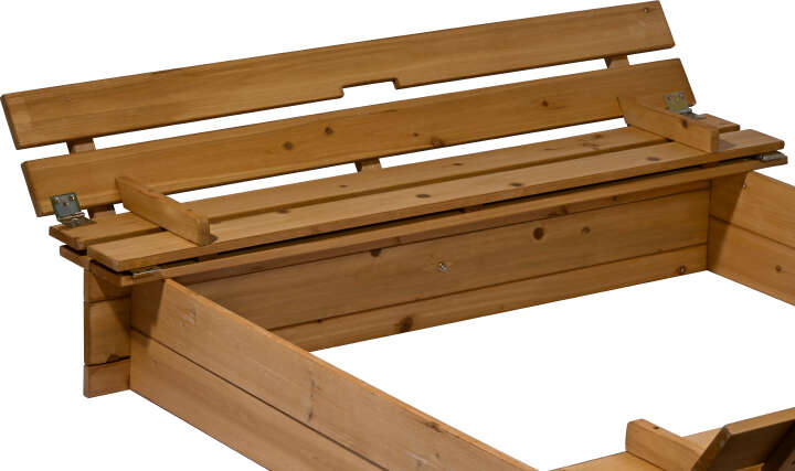 dobar Klappbarer Sandkasten mit Sitzbänken